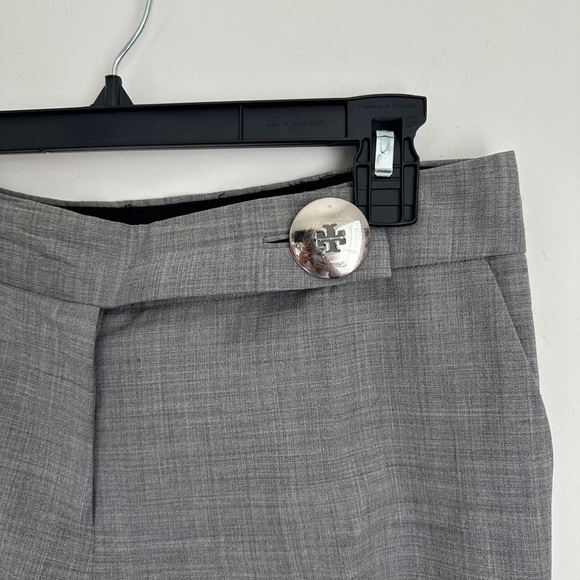 Tory Burch Gray Wool Blend Dress Pants Trousers Women's Size 8 - Picture 3 of 4